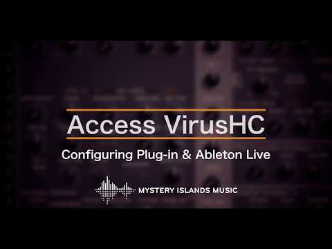 Access VirusHC in Ableton Live 10 (MAC)
