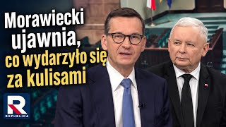 PiS pęka! Morawiecki ujawnia, co wydarzyło się za kulisami