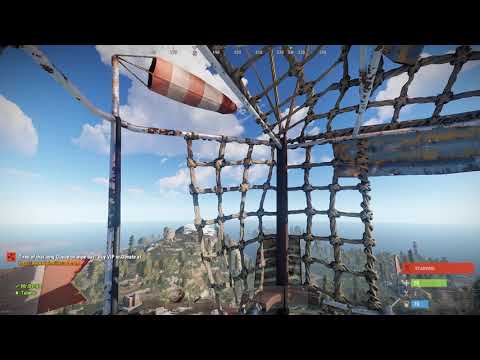 Dome Run With The New Blimp | RUST