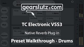 Video thumbnail for TC Electronic VSS3 Native Reverb - Preset Walkthrough: Drums by Gearspace Forum