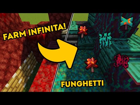 Come ottenere i NUOVI FUNGHI del Nether con QUESTA FARM!! 1.16 - Minecraft Farm Tutorial ITA