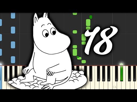 MOOMIN MUSIC 18 [Action] - Piano Tutorial (Synthesia)