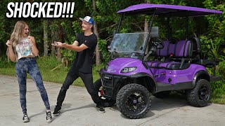 Surprised my Girlfriend with a Golf Cart!