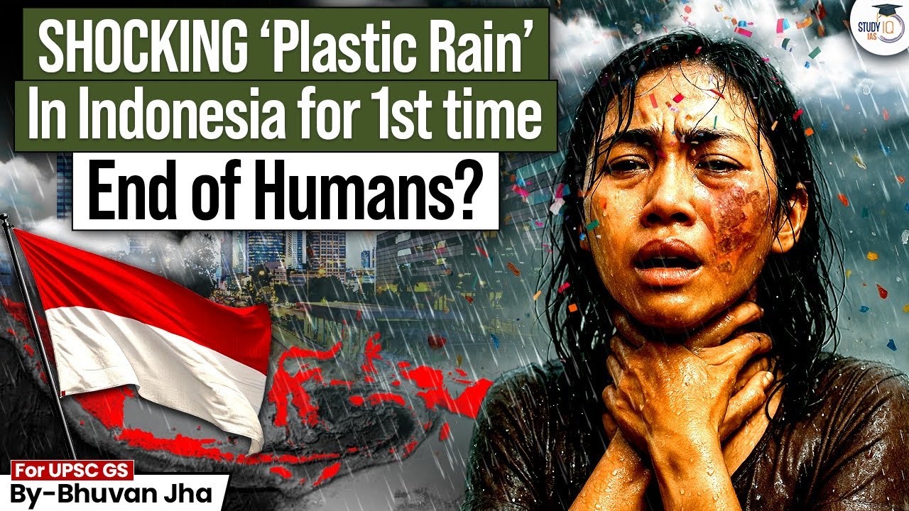 Indonesia In Danger | Microplastic Are Killing Indonesian People | Plastic Rain in Indonesia  | UPSC
