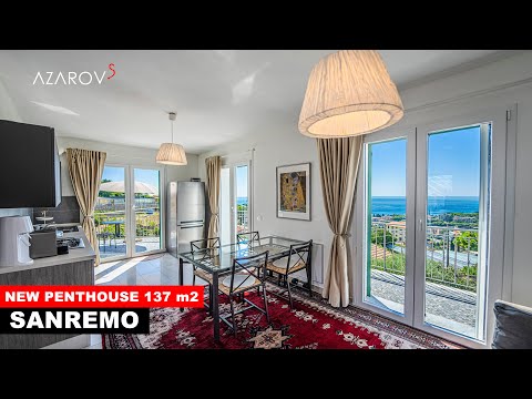 🍏 New penthouse for sale in Sanremo 137 m2