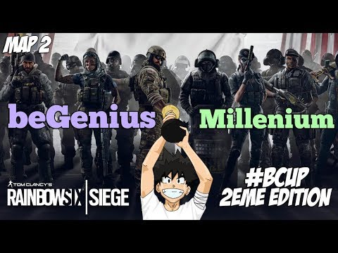 🏆 beGenius vs Millenium | Map 2 | Quart de Finale | BCUP2