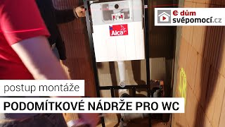 Montáž podomítkové nádrže pro závěsné WC