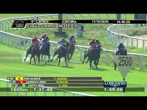 11/10/2020 – Hipodromo Maroñas – Carr 5 - CARLOS REYLES