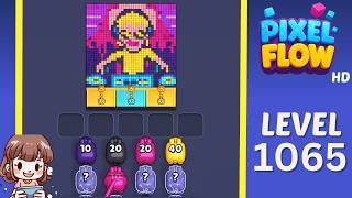 Pixel Flow Level 1065 Solution Walkthrough
