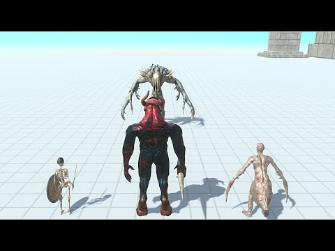 1st Boss vs 2nd Boss with 1st,2nd Weakest Units - Animal Revolt Battle Simulator