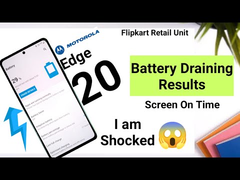 Moto Edge 20 battery results & SOT I am very impressed by stock Ui optimization 🤯🤯