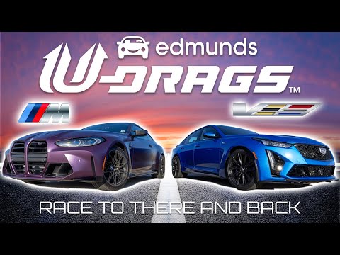 U-DRAGS RACE: BMW M4 Competition vs. Cadillac CT5-V Blackwing | Handling, Quarter Mile & More
