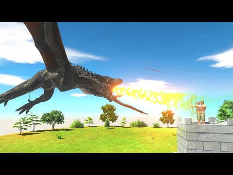 DRAGONS Attack Castle - Animal Revolt Battle Simulator