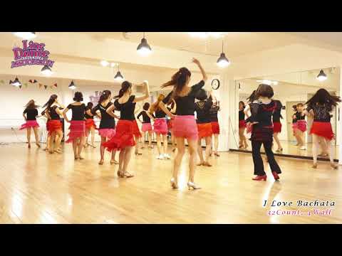 I Love Bachata Line Dance (Beginner) KyungOk Kim Demo l 라인댄스