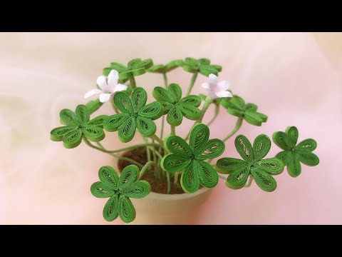 ABC TV | How To Make  Oxalis Plant Paper | Quilling Paper - Craft Tutorial