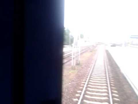 Odcinek Warszawa Wschodnia - Warszawa Centralna z pociągu TLK Zamenhof