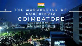 Coimbatore city 4k drone view  The Manchester of S
