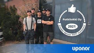 Vuoden 2021 Uponor KOTI -kumppaniyritys