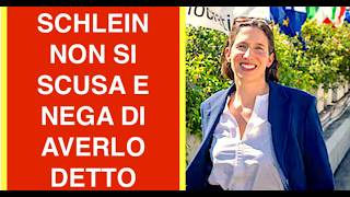 SCHLEIN NON SI SCUSA E NEGA DI AVER ACCOSTATO L'ORDIGNO DI RANUCCI AL GOVERNO