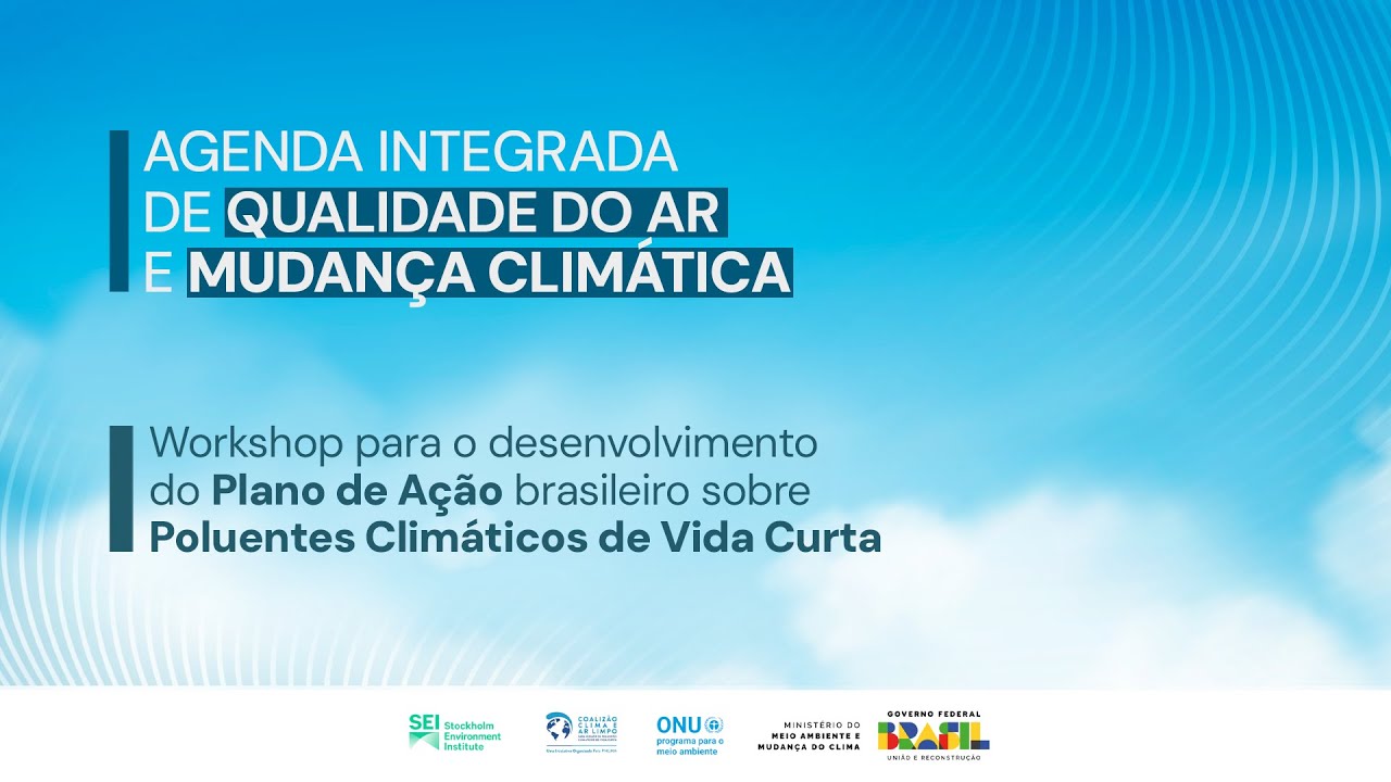 Workshop para o desenvolvimento do Plano de Ação brasileiro sobre Poluentes Climáticos de Vida Curta