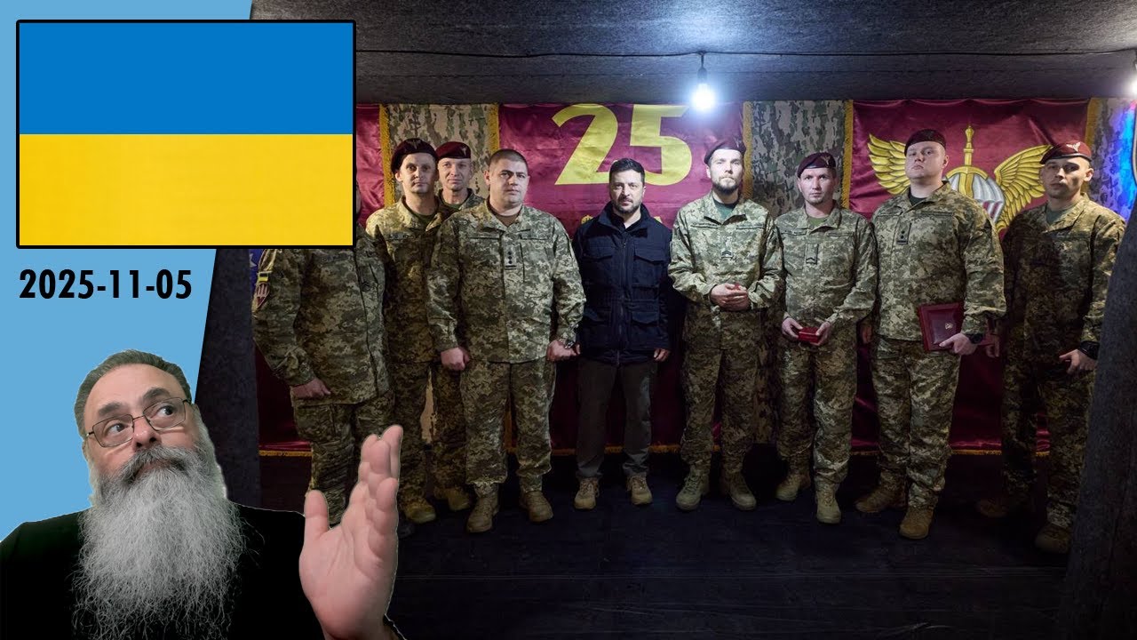 #Ucrânia 2025-11-05: ZELENSKY visita a LINHA de FRENTE em POKROVSKY e GERASIMOV aposta TUDO