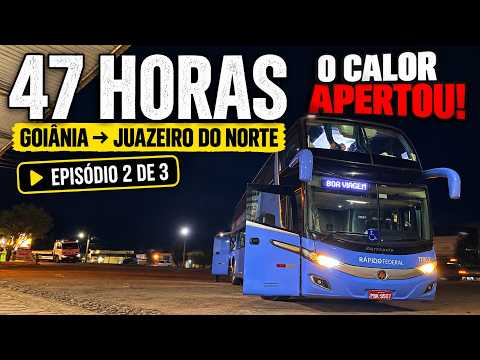 A PARTE mais DIFÍCIL DA VIAGEM: Guanabara De GOIÂNIA a JUAZEIRO DO NORTE (Ep: 2)