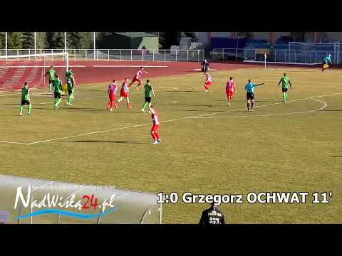 20.03.2022 BRAMKA: Wisła Sandomierz - Stal Stalowa Wola 1:0, 20. kolejka, III liga, grupa 4