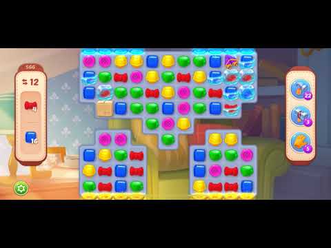 [Gameplay] Homescapes - Level 566 (No Boosters)