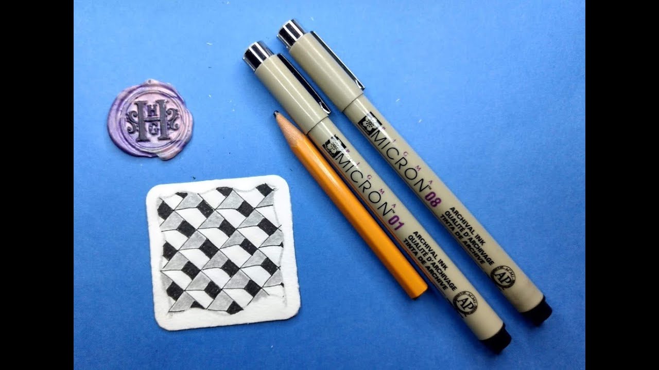 Zentangle® Quickie: Cubine