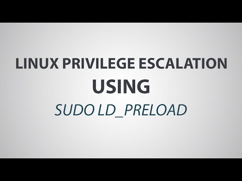 Linux Privilege Escalation Using SUDO LD_PRELOAD
