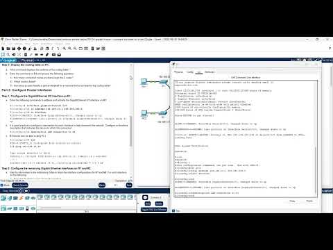 Packet Tracer  10.3.4- Connect a Router to a LAN