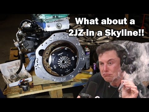 PMC Motorsport adapter: 2JZ to CD009 gearbox in Nissan Skyline R33