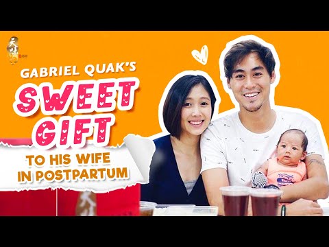 International Footballer Gabriel Quak’s Sweet Gift to His Wife in Postpartum
