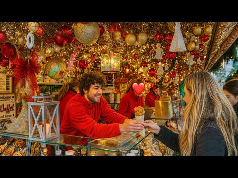 Nuremberg Christkindlesmarkt Opening 🎄 Magical German Christmas Market Walk | Bavarian Food 4K