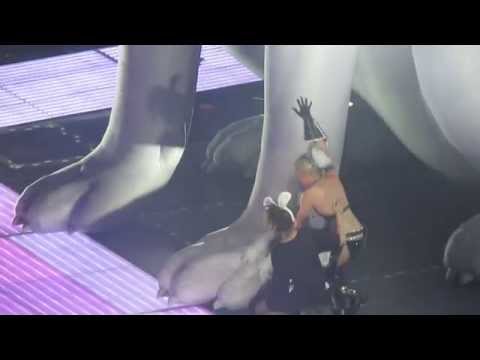 Miley Cyrus breaks down during Can't Be Tamed