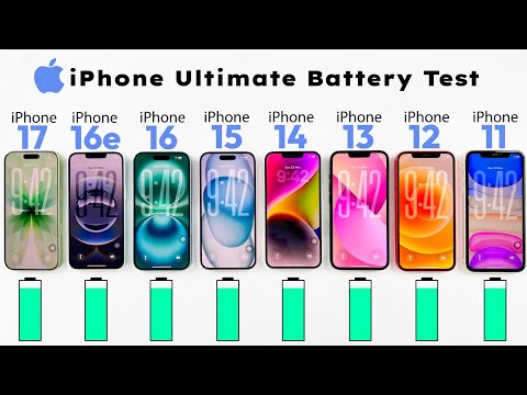 iPhone 17 vs 16e vs 16 vs 15 vs 14 vs 13 vs 12 vs 11 - iOS 26.1 ULTIMATE Battery Test 🔋