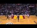 Lebron James Jumps Over John Lucas For The Alley Oop Dunk