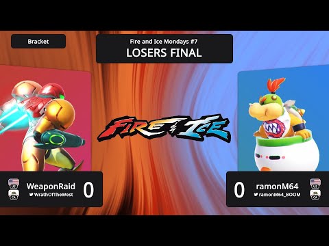 WeaponRaid (Samus) vs ramonM64 (Bowser Jr.) - Fire and Ice #7 Losers Finals