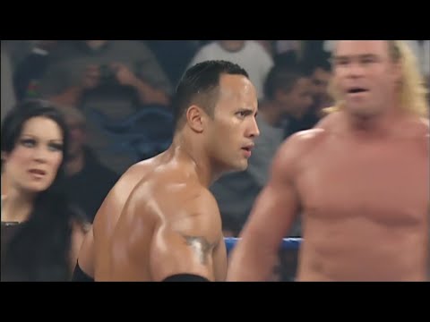 The Rock, Chyna, & Billy Gunn Vs RTC - SMACKDOWN!
