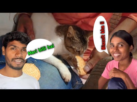 Savitri didi ne billi ko biscuit khilayi || @SavitriKumariOfficial @DancerSanatan1 #viral