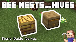 Bees Nest & Hive - Minecraft Micro Guide