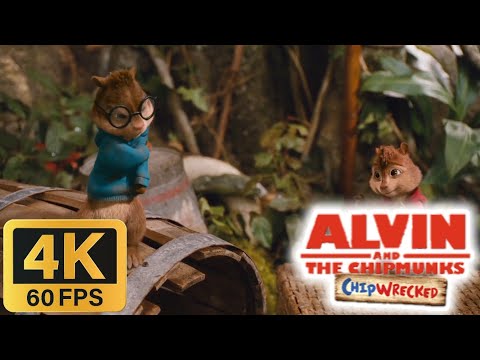 Alvin and the Chipmunks: Chipwrecked (2011) - Ziplining/Simon Gets Bit By A Spider [4K/60FPS]