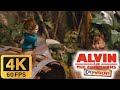 Alvin And The Chipmunks Chipwrecked 2011 Ziplining Simon Gets Bit By A Spider 4K 60FPS