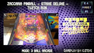 Zaccaria Pinball - Strike Deluxe Table - Twitch Run