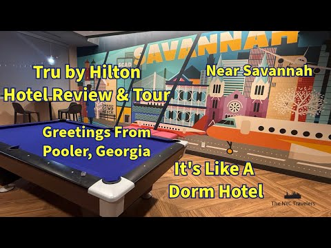 Tru by Hilton: Pooler-Savannah, Georgia Hotel Review Room Tour