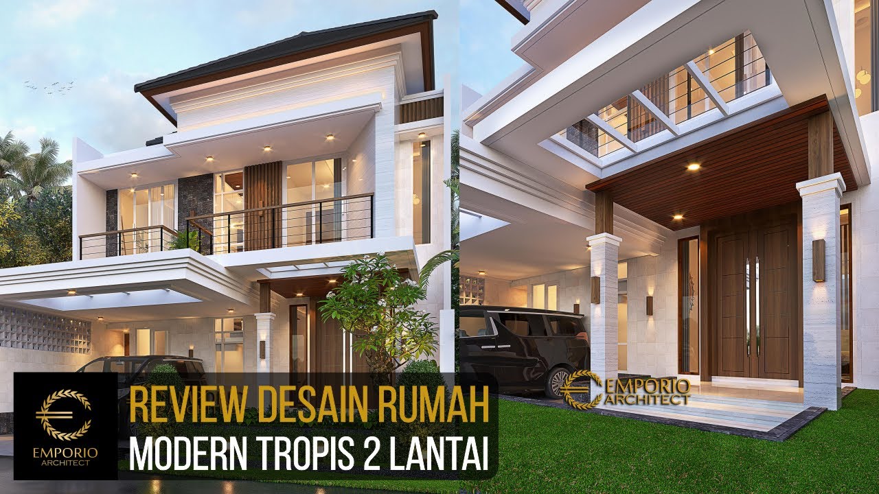 Video 3D Desain Rumah Modern 2 Lantai Bapak Antonius - Bekasi, Jawa Barat