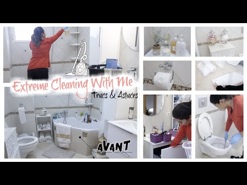 , title : 'Extreme Cleaning With Me | Trucs & Astuces - Idées déco | Salle de bain'