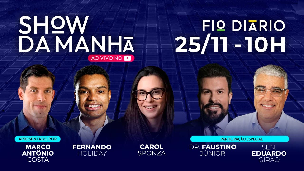 SHOW DA MANHÃ - A CARTADA FINAL POR BOLSONARO - EDUARDO GIRÃO EXCLUSIVO - 25/11/2025