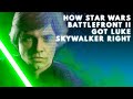 How Star Wars Battlefront II Got Luke Skywalker Right