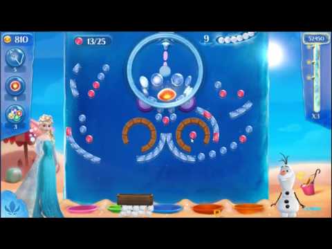 Frozen Free Fall: Icy Shot Bonus Level 124-1 ☃☃☃